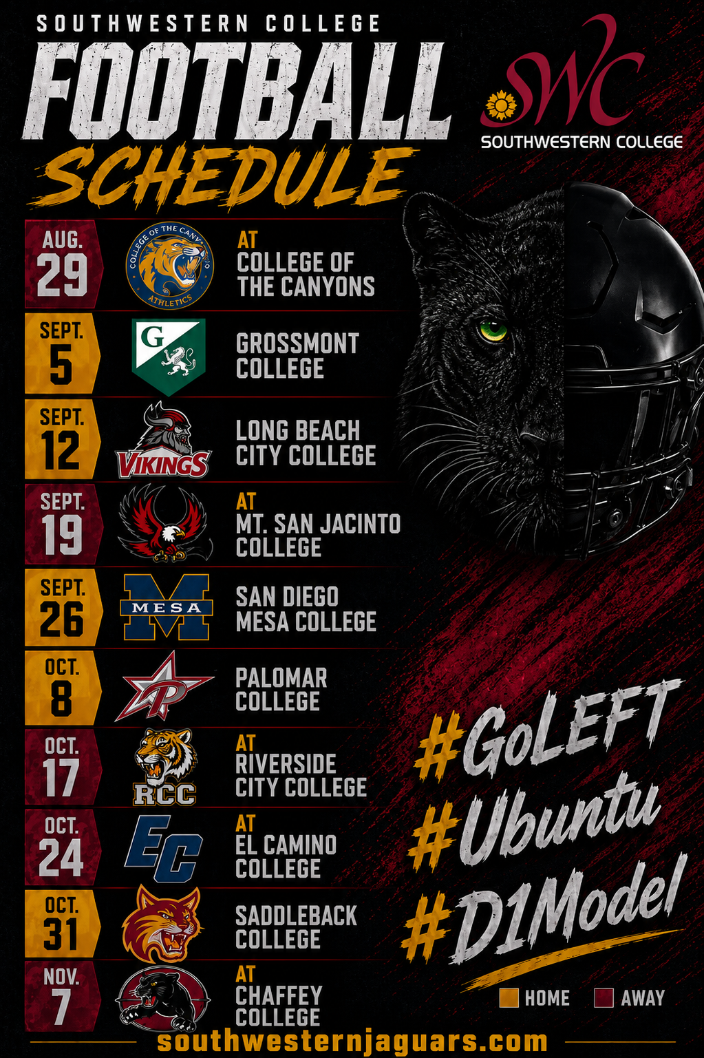 Southwestern Announces 2026 Football Schedule